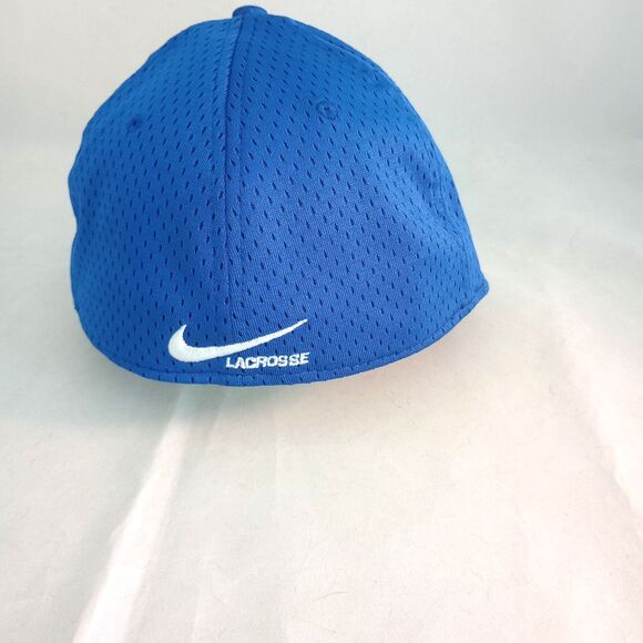 Nike True Dri Fit Duke University Lacrosse Blue Fitted Embroidered Hat - Picture 4 of 7